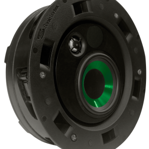 The Beale Street Pancake In-Ceiling / In-Wall Speaker P4-MB provides an ultra-shallow depth (less than 70mm). Includes sonic vortex technology.