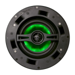 Beale Street In-Ceiling Dual Voice Coil Speaker IC6DVC view from front.