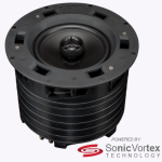 Beale Street Dual Voice Black Series - showing speaker pointing upwards from the side at an angle so the speaker front is visible.