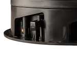 Beale Street Dual Voice Black Series - showing side of the speaker close up to show attachments