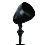 Beale Street pendant speaker mounted on ground stake. - angled front view