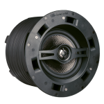Beale Street Audio in-ceiling angled speaker ICA6BB - angled view