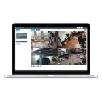 View of Partizan CCTV rendered on to a laptop screen