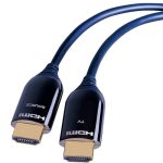 Active Optical HDMI Fibre Cable with HDR - showing HDMI cable ends