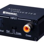 Digital Audio Converter with Dual Outputs - showing the input side of the unit