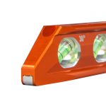 KLEIN TOOLS Torpedo Level - close up of the end of the level