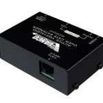 VGA over Cat5e Cat6 Extender with Audio 500 ft (280544) showing receiver unit from the back at an angle.