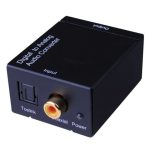 Vanco Digital to Analogue Audio Converter showing the input side of the unit