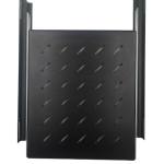 All-Rack Telescopic / sliding shelf - view from above with shelf slid out.