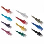 Cat6 Patch lead - showing selection of colours