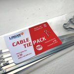 LINIAN Cable Tie Pack packaging - superclip version showing pack besides two fireclips