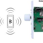 Pulse Audio 2 Channel In-Wall Wi-Fi Streaming Amplifier (PA230SWA) - infographic showing how the amplifier unit fits into an AV system.