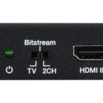 Pulse Audio HDMI® Audio Extractor with Dolby/DTS Downmixing (PA4KAE-DD) - view of unit from the front