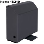Smart-Way Raceway Wall Feed Box - Showing high profile slate finish wall feed box
