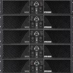 Wharfedale Pro CPD Series Amplifiers - image shows a stack of amplifiers from this range - front view showing model numbers