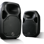 Wharfedale Pro Titan Passive Loudspeakers showing 2 sizes of speaker Titan 8 and Titan x15.