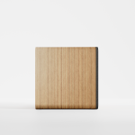 SOWA Live 6" Wireless PA Speaker - showing unit from the side showing the birch and ash veneer casing.