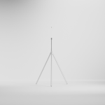 SOWA Tripod stand shown from the front with no speaker mounted.