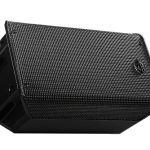 Wharfedale Pro Typhon AX8-BT Speaker positioned horizontally shown from the front at an angle.