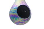Garvan Goccia SVK15 Hanging Speaker shown with close up of the speaker front - Pearl Violet finish.