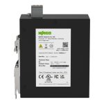 WAGO Eco Industrial Ethernet Switches1000Base-T 8-Port unit shown from the side.