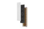 Garvan Luna In-Wall Speaker KR513Speaker showing three parts of speaker cover, speaker and plasterboard and wall backbox