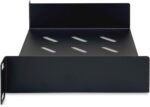10" Soho Shelf in black - showing shelf from the side