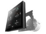RITHUM Switch PRO - Dynamic Keypad showing panel, fixings and backbox