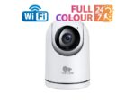 Partizan 4Mp Robot IP camera IPH-4SP-IR shown from the front with on-image text reading “Full Colour 24/7” and a WiFi logo.