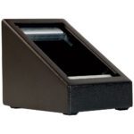 FSR DSKB-TSW-570-PT desktop touchscreen mounting shown from the side at an angle.