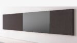 Garvan Atelier Acoustic Panels on a wall on either side of a TV.