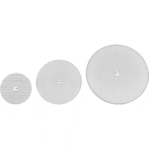 Wharfedale Pro Quad Industrial Ceiling Pro Series showing three size options available - 3"; 4" and 6.5"