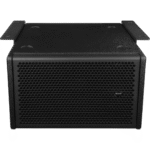 Wharfedale Pro Quad Industrial Sub Series showing QI Sub 12 from the front with brackets attached.